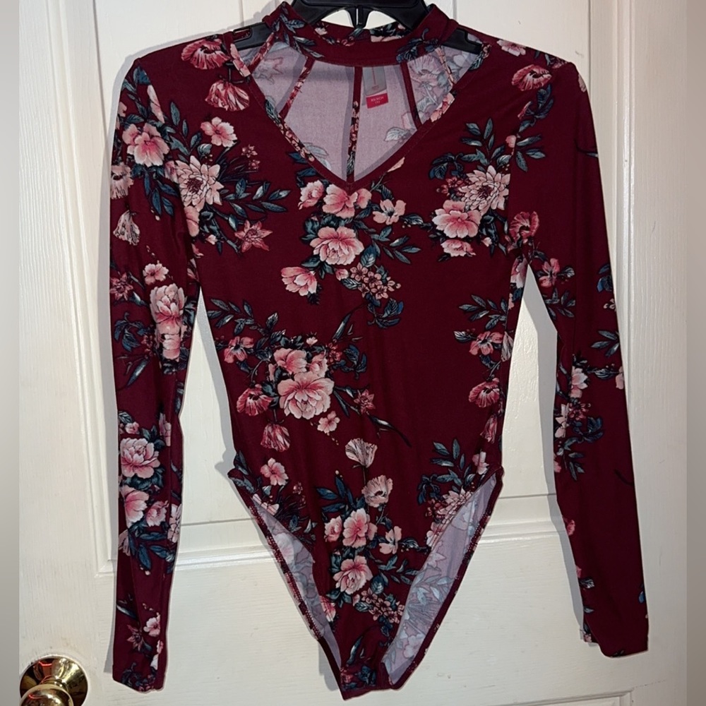 floral body suit
